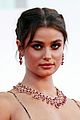 taylor hill matches mask to dress venice film festival 22