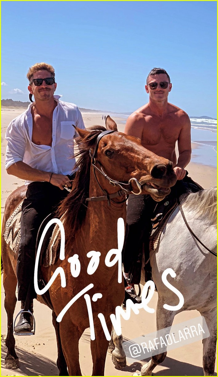 Luke Evans & Rafael Olarra Refollow Each Other on Instagram Amid Split