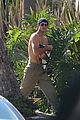 jacob elordi goes shirtless while hanging out outside with kaia gerber 47