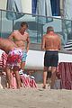 joe montana shirtless at the beach with his kids 28