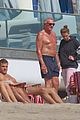 joe montana shirtless at the beach with his kids 38
