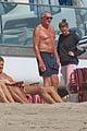 joe montana shirtless at the beach with his kids 39