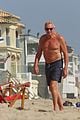 joe montana shirtless at the beach with his kids 49