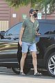 zachary quinto heads out on morning coffee run 05