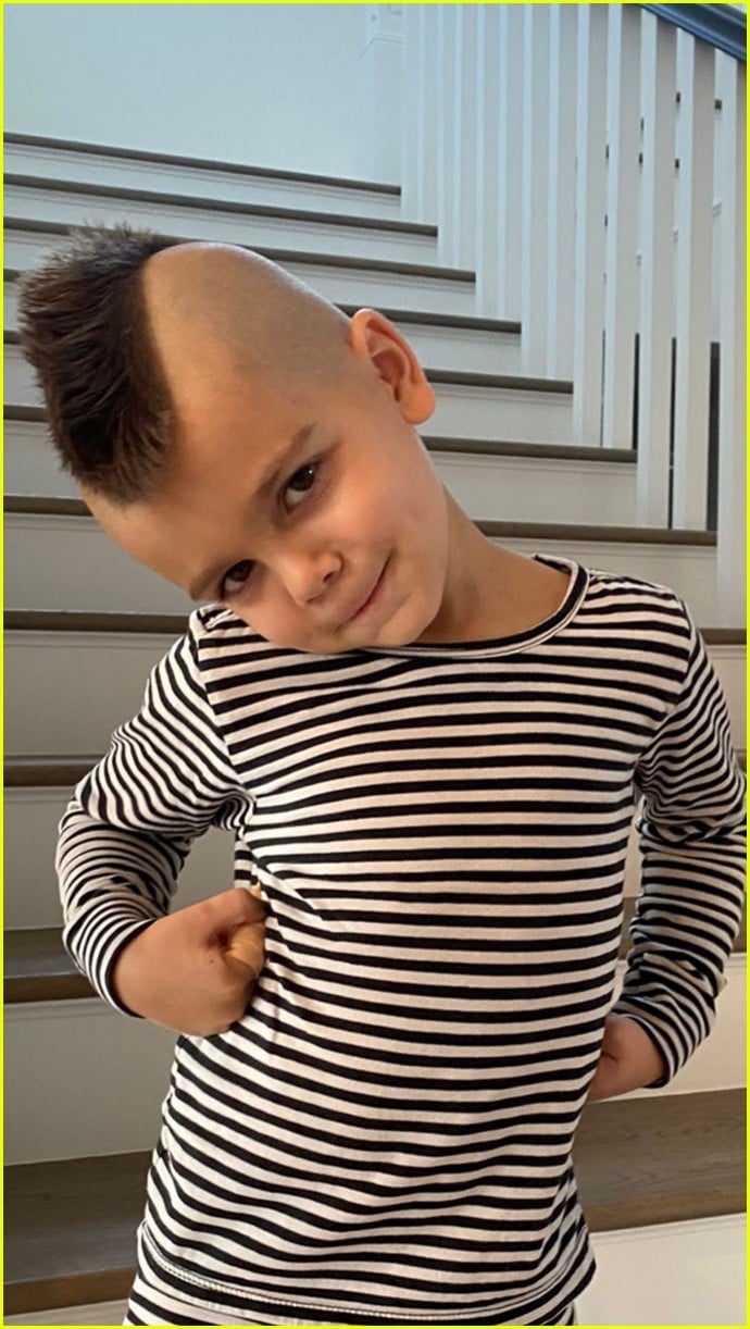 Scott Disick & Kourtney Kardashian's Son Reign Has a Mohawk Now! Photo