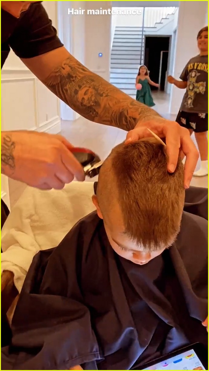 Scott Disick & Kourtney Kardashian's Son Reign Has a Mohawk Now! Photo