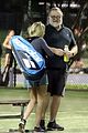 russell crowe britney theriot tennis match 06