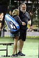 russell crowe britney theriot tennis match 16