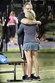 russell crowe britney theriot tennis match 18