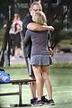 russell crowe britney theriot tennis match 55