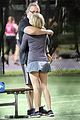 russell crowe britney theriot tennis match 83