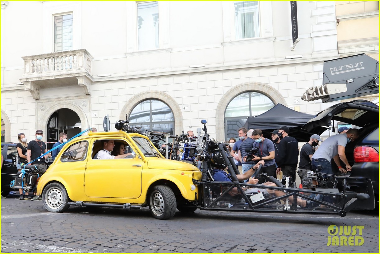 Tom Cruise Is All Smiles Filming 'Mission Impossible 7' in Rome Photo