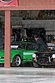 orlando bloom checks out a vintage car for sale 02