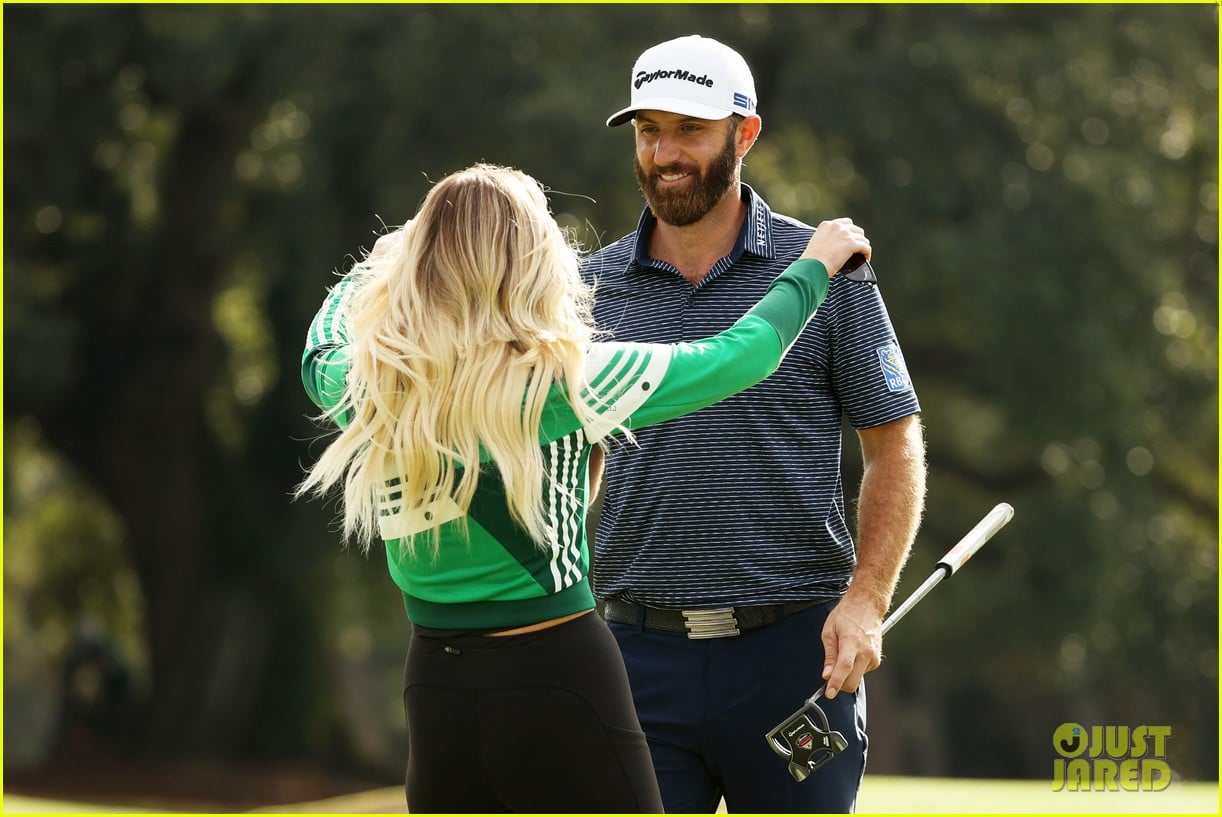 Dustin Johnson Celebrates Masters 2020 Win With Fiancee Paulina Gretzky