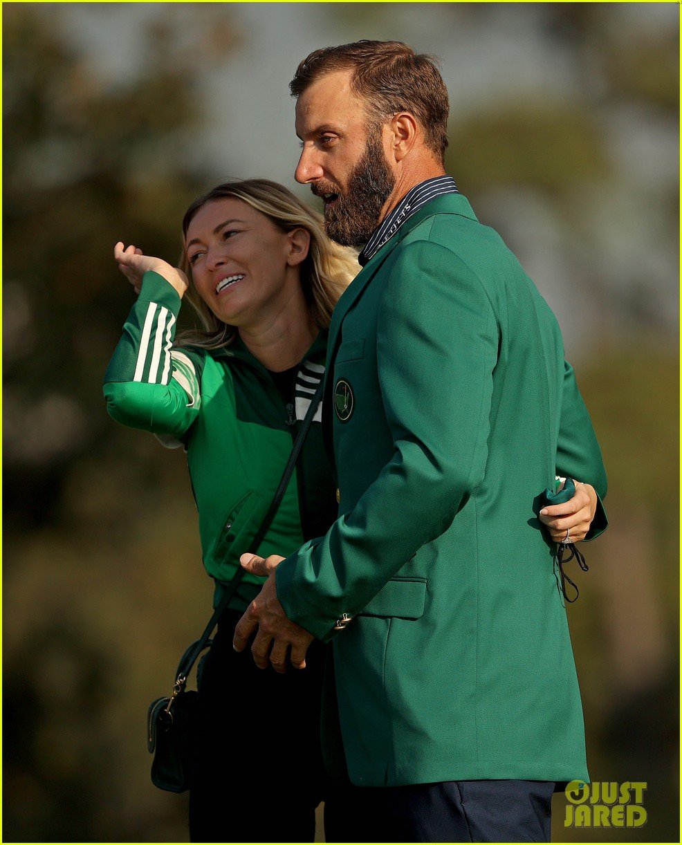 Dustin Johnson Celebrates Masters 2020 Win With Fiancee Paulina Gretzky