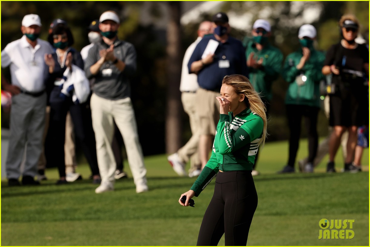 Dustin Johnson Celebrates Masters 2020 Win With Fiancee Paulina Gretzky