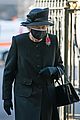 queen elizabeth wears face mask for first time at remembrance day 02