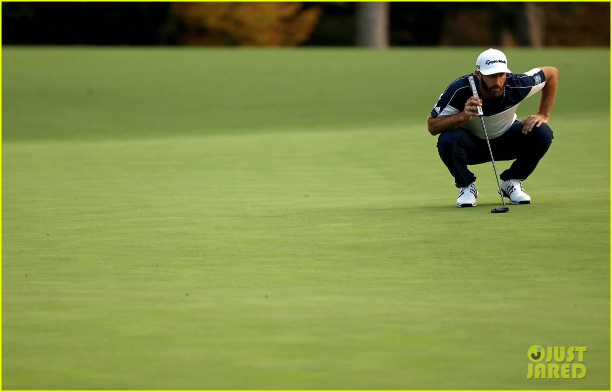 Golfer Dustin Johnson Gets Fiancee Paulina Gretzky's Support at The