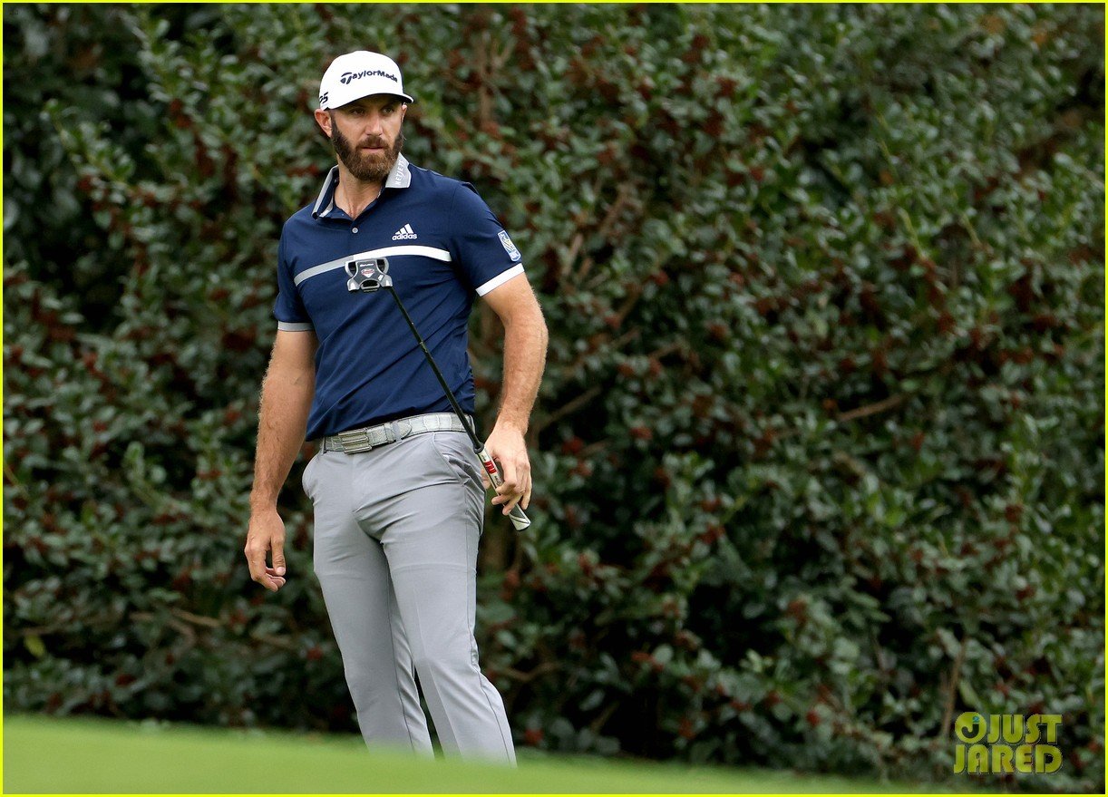 Golfer Dustin Johnson Gets Fiancee Paulina Gretzky's Support at The