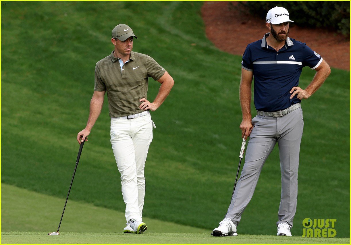 Golfer Dustin Johnson Gets Fiancee Paulina Gretzky's Support at The