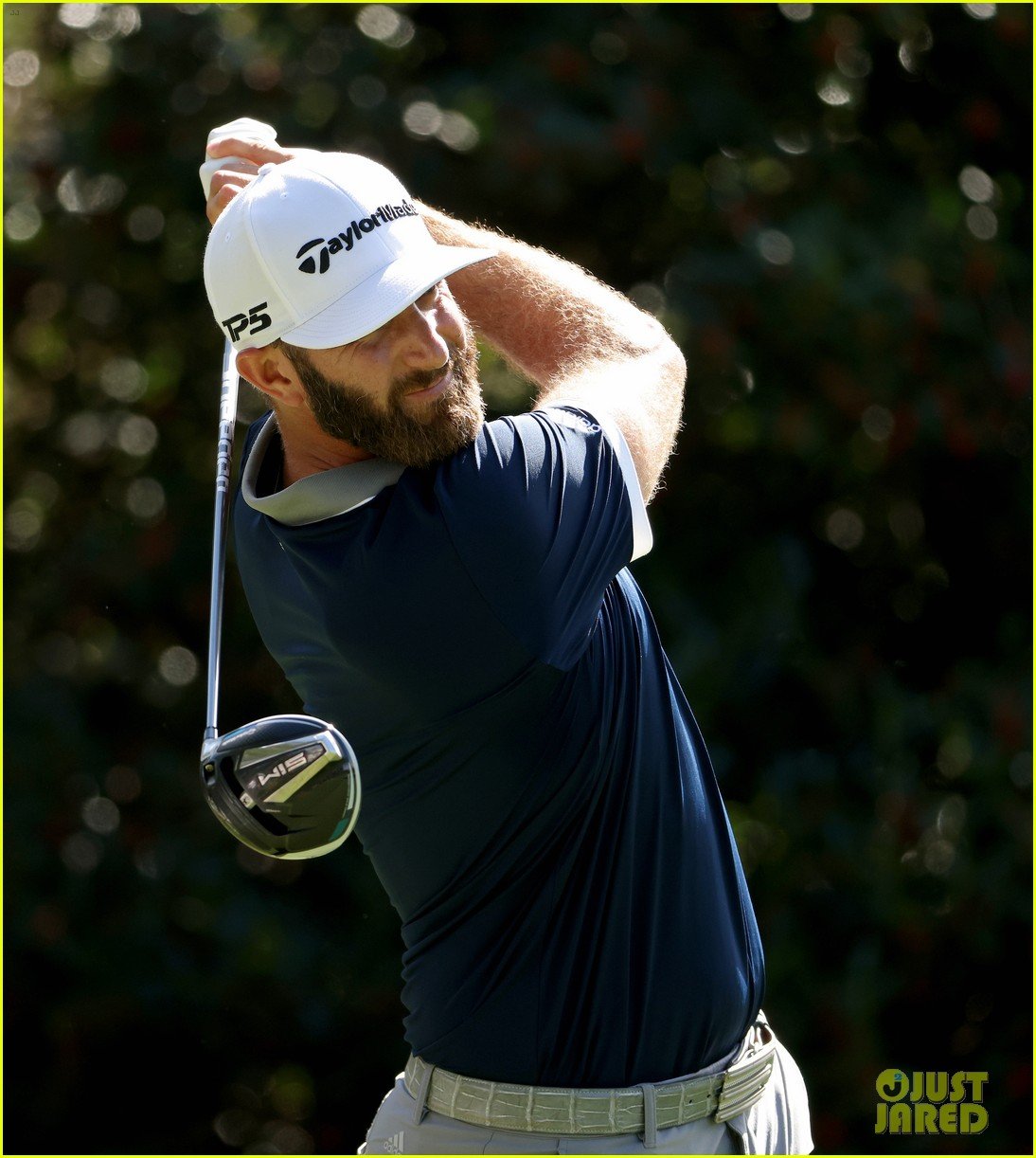 Golfer Dustin Johnson Gets Fiancee Paulina Gretzky's Support at The