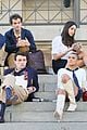 you have to see these new pics of thomas doherty gossip girl cast filming on the steps 08