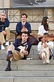 you have to see these new pics of thomas doherty gossip girl cast filming on the steps 32