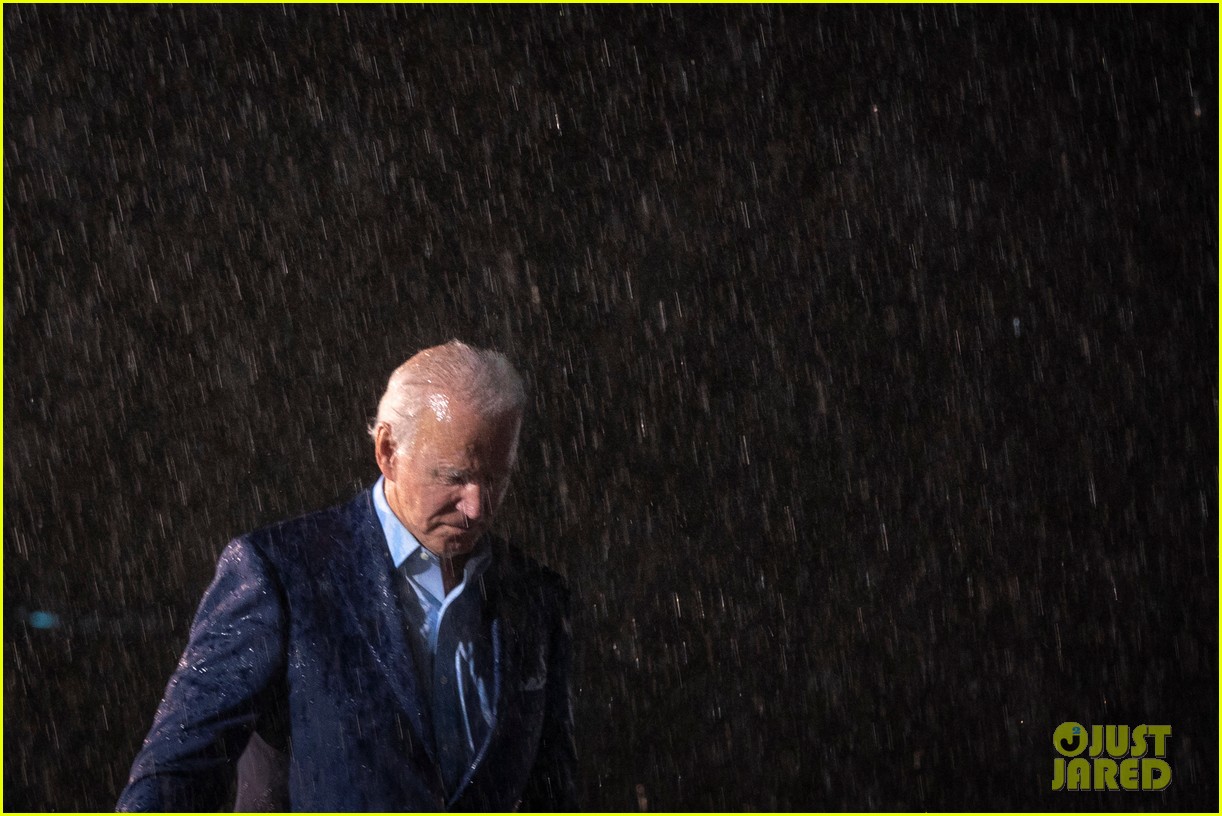 Donald Trump Complains About Cold Weather After Joe Biden Spoke in the Pouring Rain (Photos