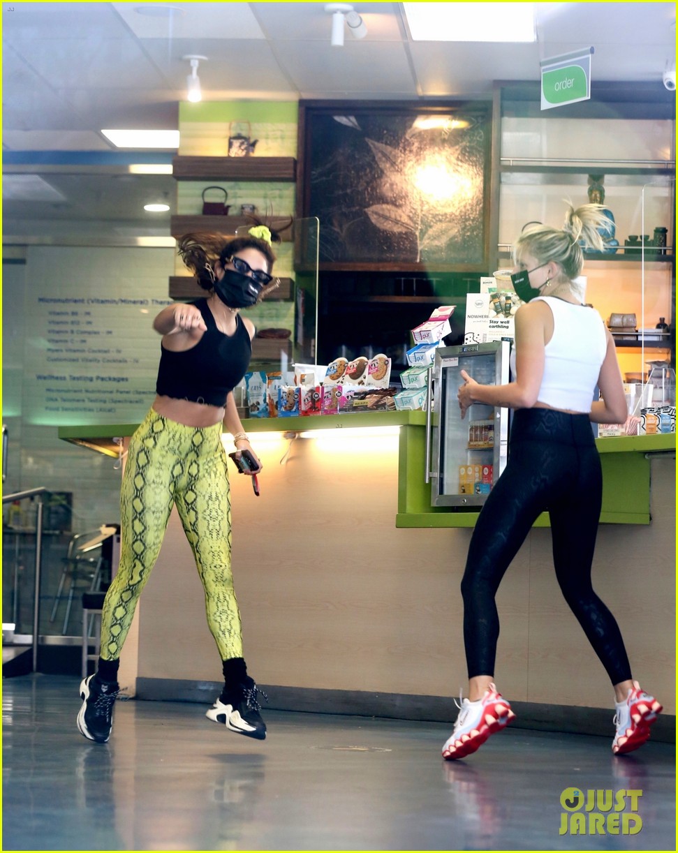 Vanessa Hudgens Jumps Around & Playfully Smacks Pal GG Magree's Butt During Store Run: Photo