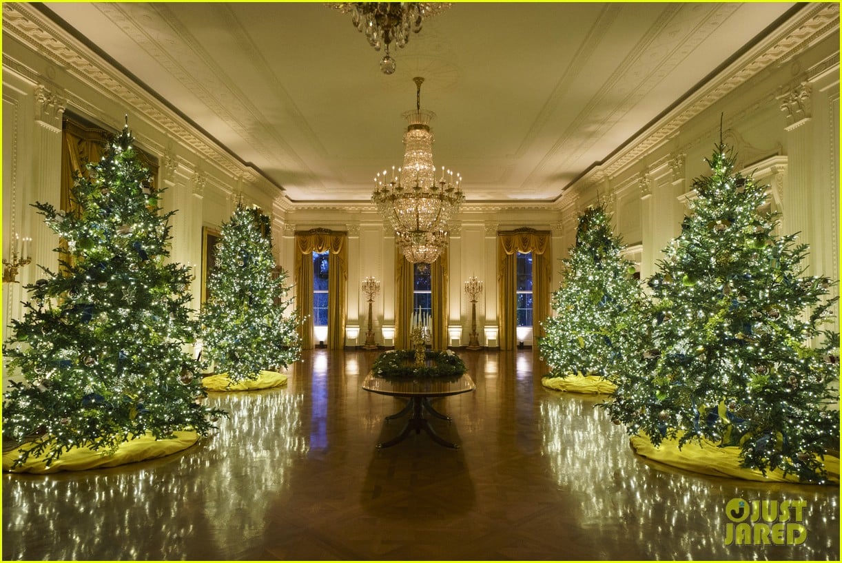 Melania Trump Unveils White House Christmas Decorations & Immediately