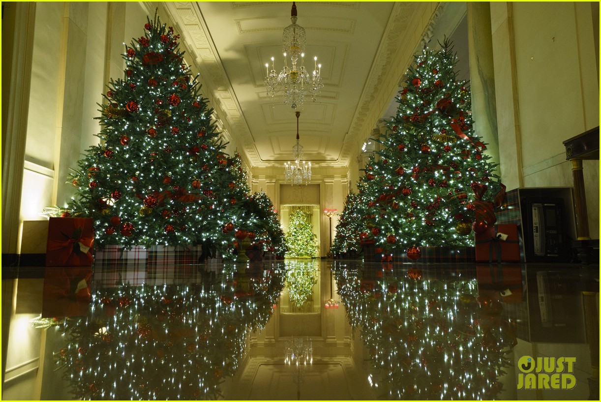 Melania Trump Unveils White House Christmas Decorations & Immediately