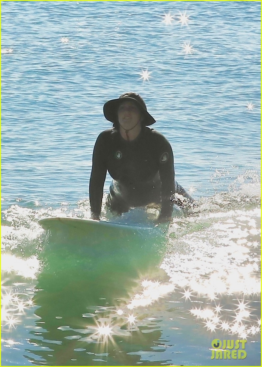 Adam Brody Goes Shirtless For Surfing Date With Wife Leighton Meester