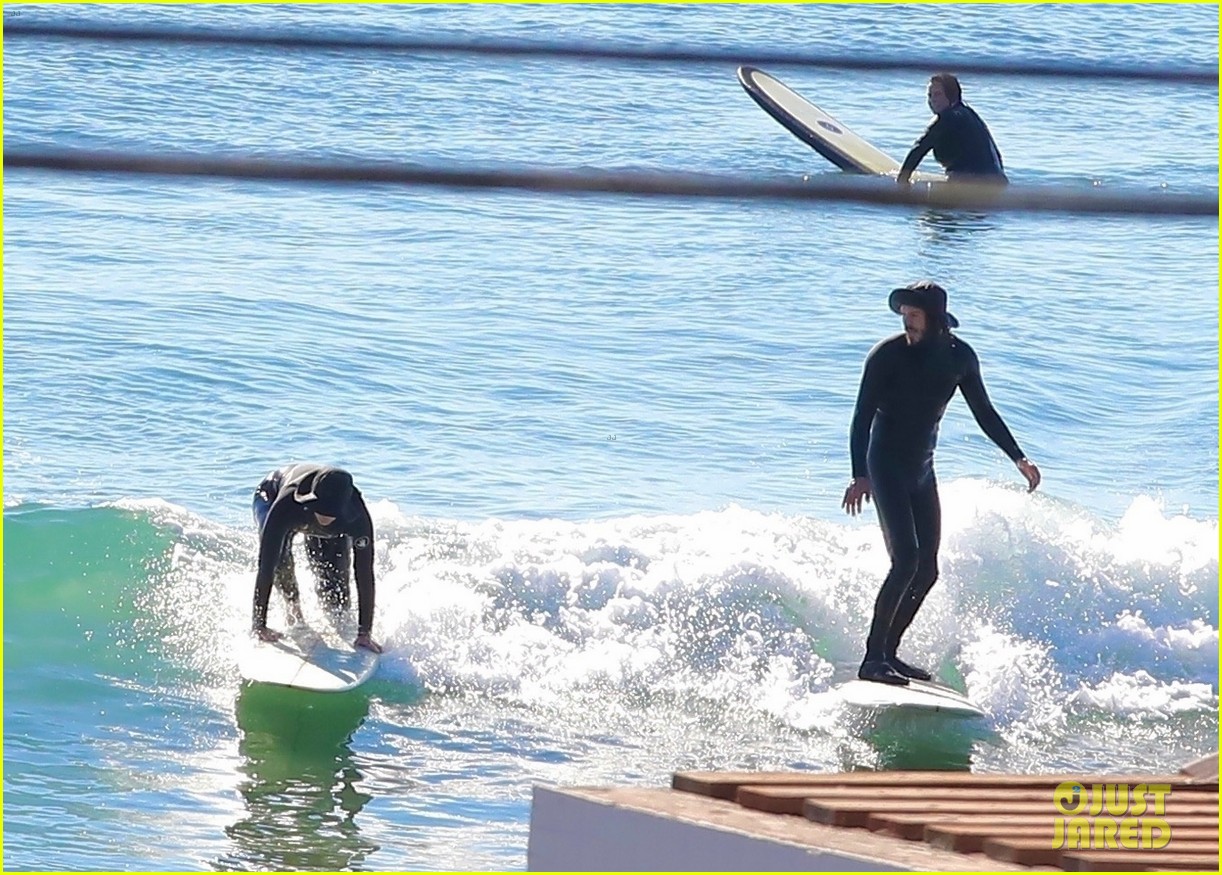 Adam Brody Goes Shirtless For Surfing Date With Wife Leighton Meester