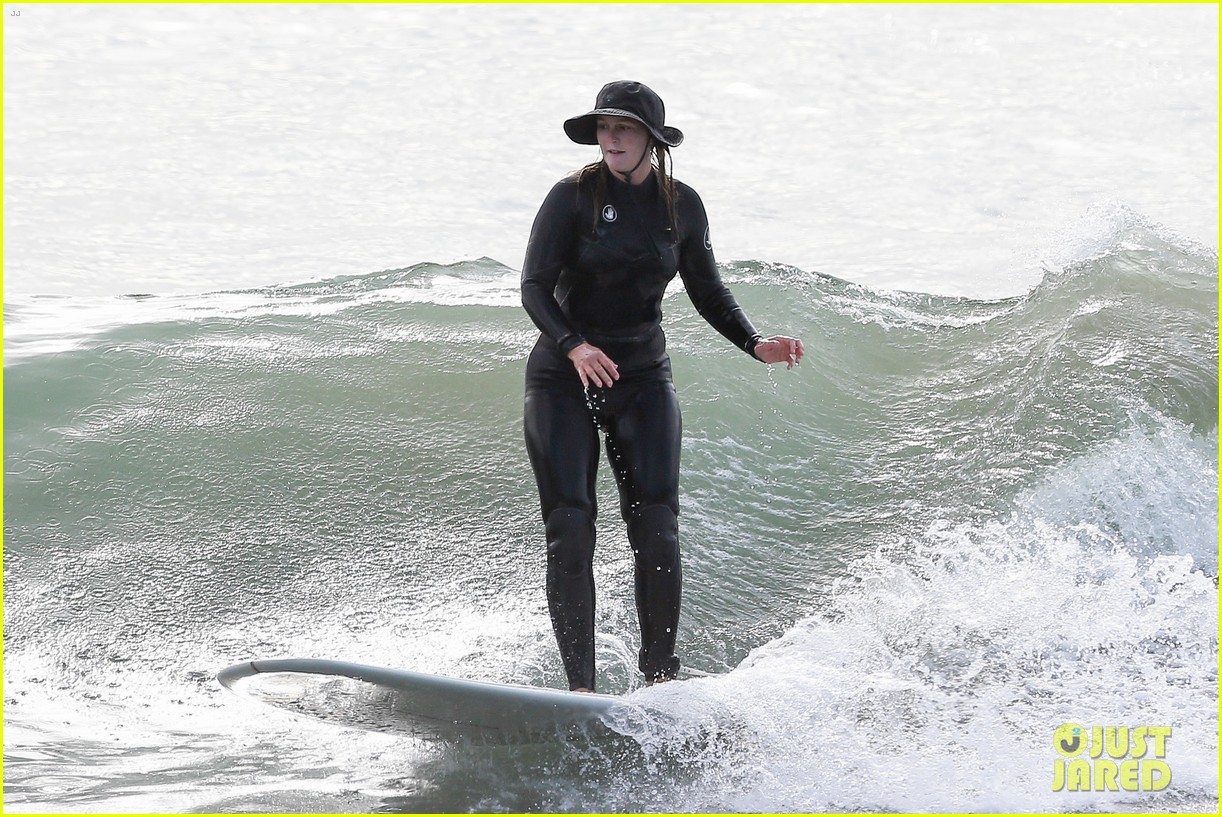 Leighton Meester Catches Some Waves During Solo Surf Session: Photo