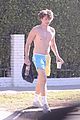 charlie puth shirtless after workout 01