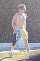charlie puth shirtless after workout 21