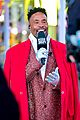 ryan seacrest lucy hale billy porter in times square 13