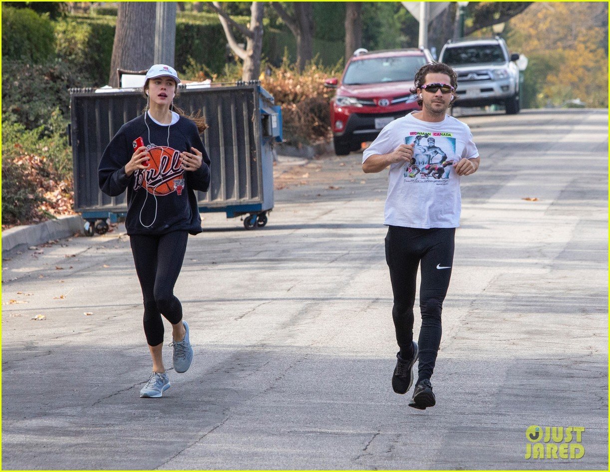 Shia LaBeouf & New Flame Margaret Qualley Go For a Jog Together: Photo