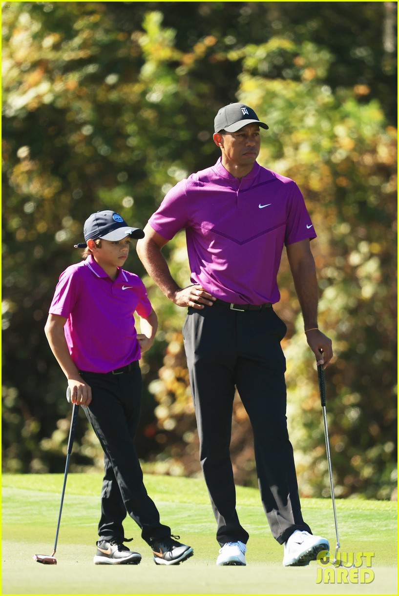 Tiger Woods is One Proud Dad While Competing with Son Charlie in PNC Championship 2020 Photo