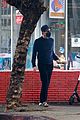 zachary quinto cool in blue picking up breakfast 14