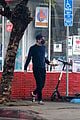 zachary quinto cool in blue picking up breakfast 19