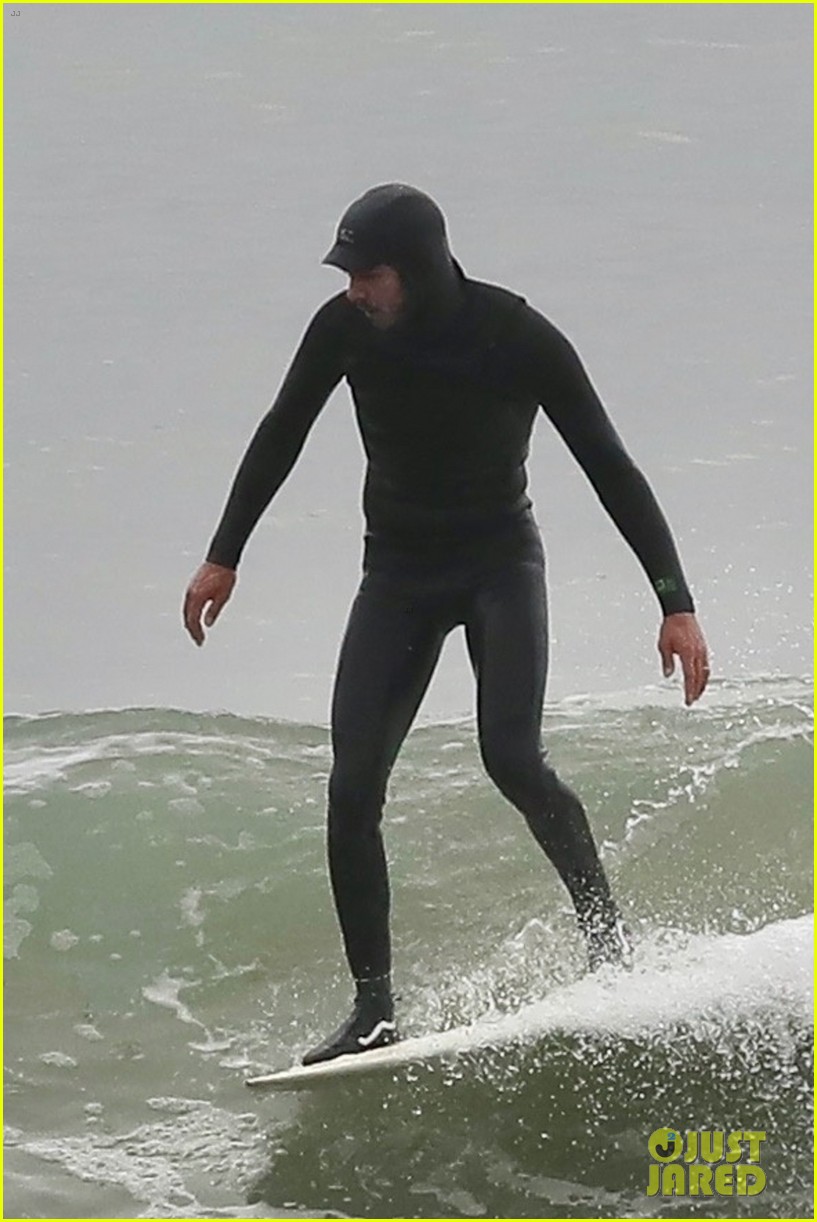 Adam Brody Strips Out of His Wetsuit After Surfing with Wife Leighton