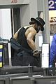 cam newton airport checkin huge muscles 07
