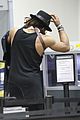 cam newton airport checkin huge muscles 24