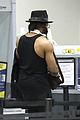 cam newton airport checkin huge muscles 28