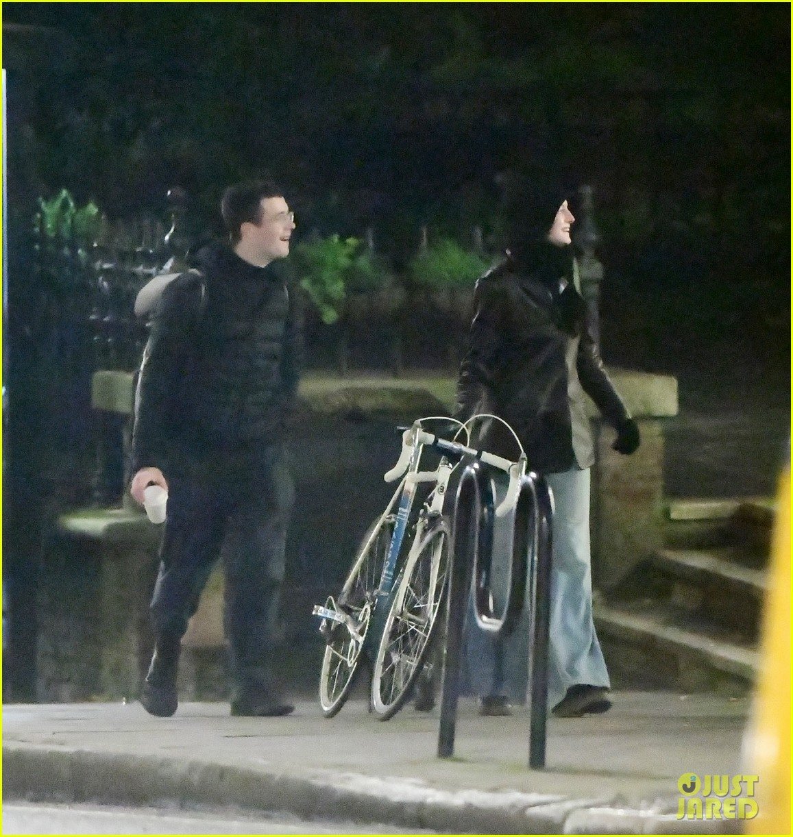 Helena Bonham Carter Bumps Into 'The Crown' Co-Star Emma Corrin While