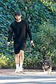 chace crawford wears all black while walking his dog 03
