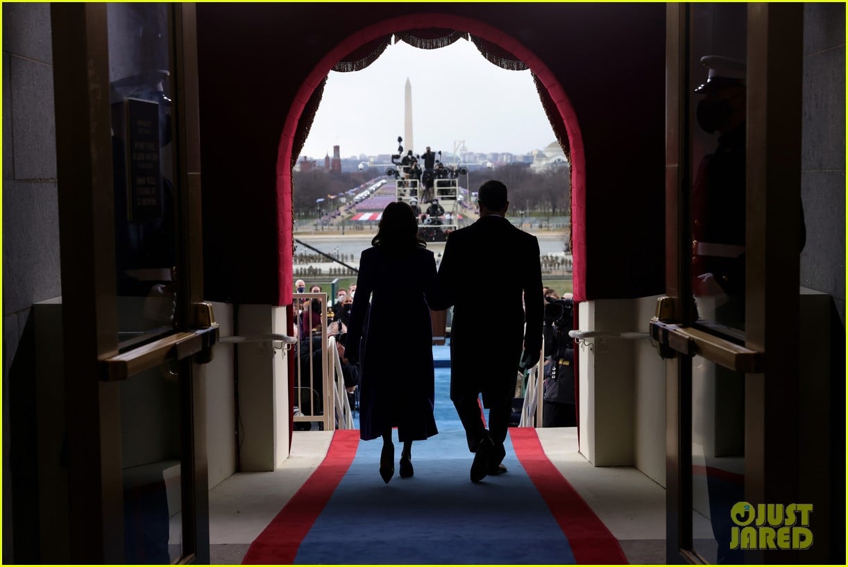 Cole & Ella Emhoff Arrive at Inauguration - Meet Vice President-Elect