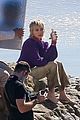 miley cyrus filming new music video at beach 93