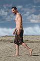 keanu reeves shirtless beach malibu january 2021 01 3